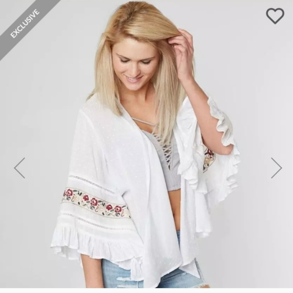 Daytrip Swiss Dot Kimono